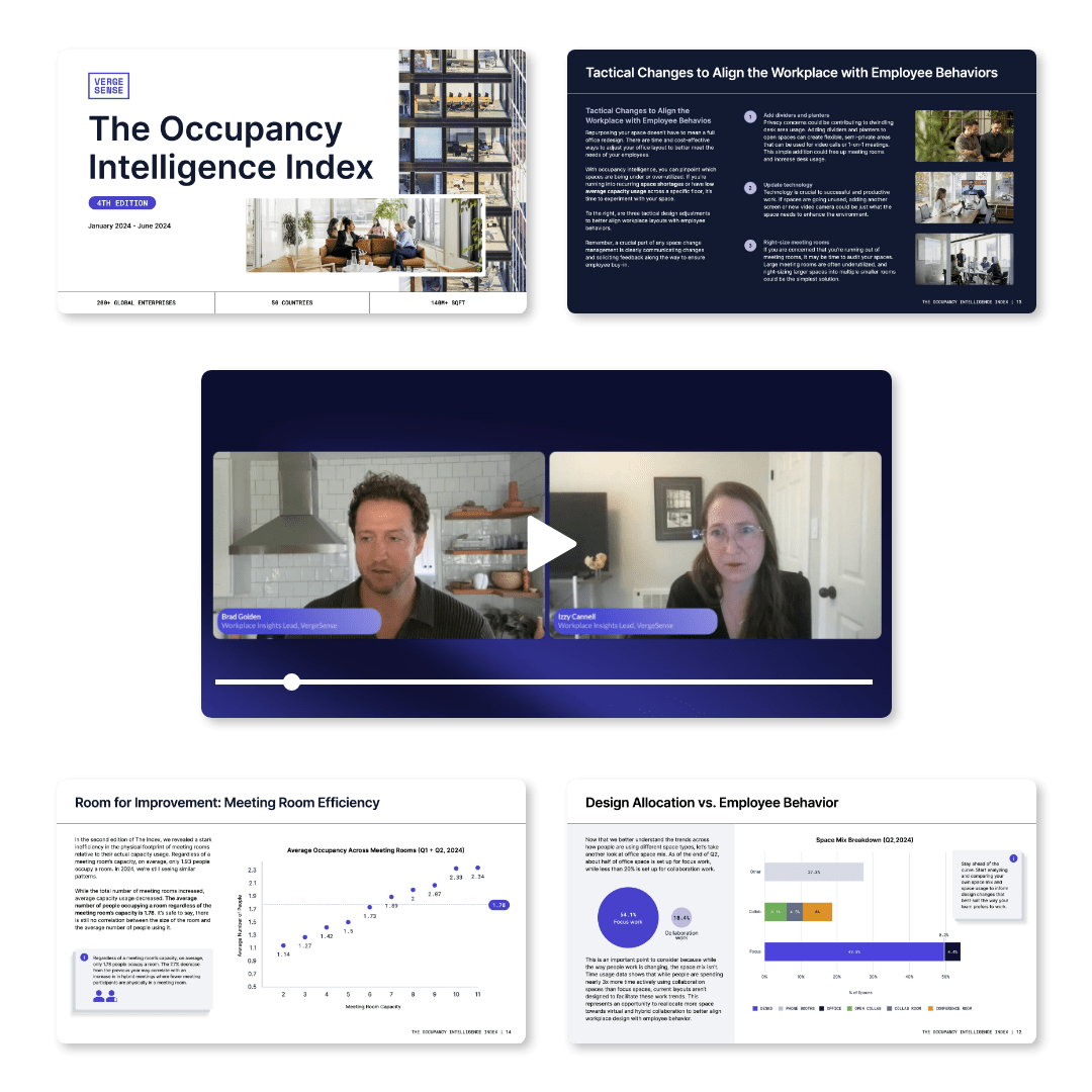 Index preview images and thumbnail of webinar with VergeSense experts.